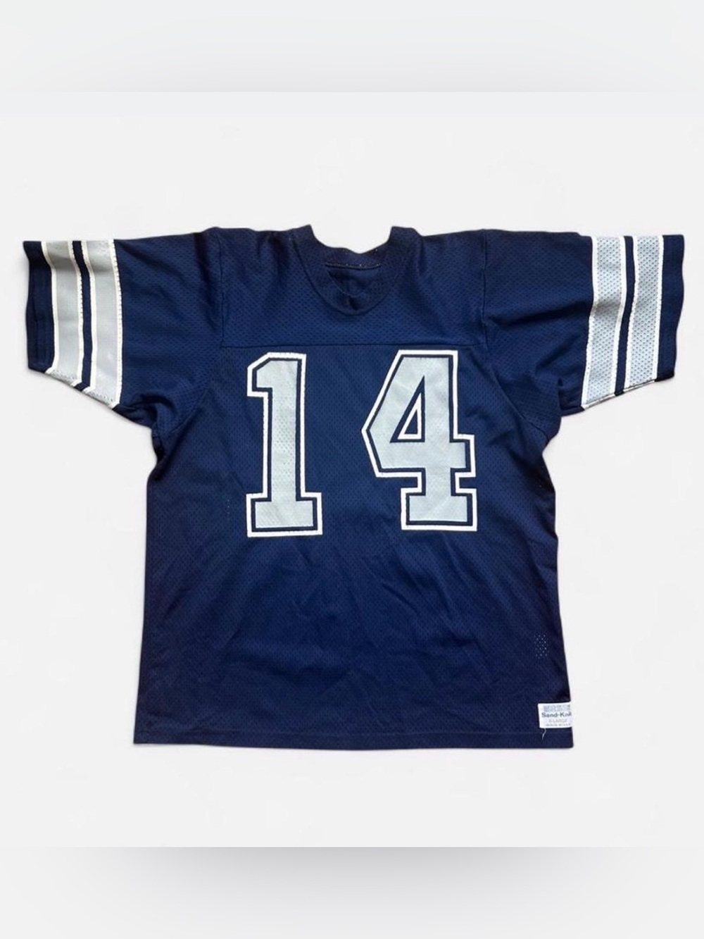 Vintage 1980’s Dallas Cowboys Medalist Sand-Knit football jersey #14 🇺🇸 made